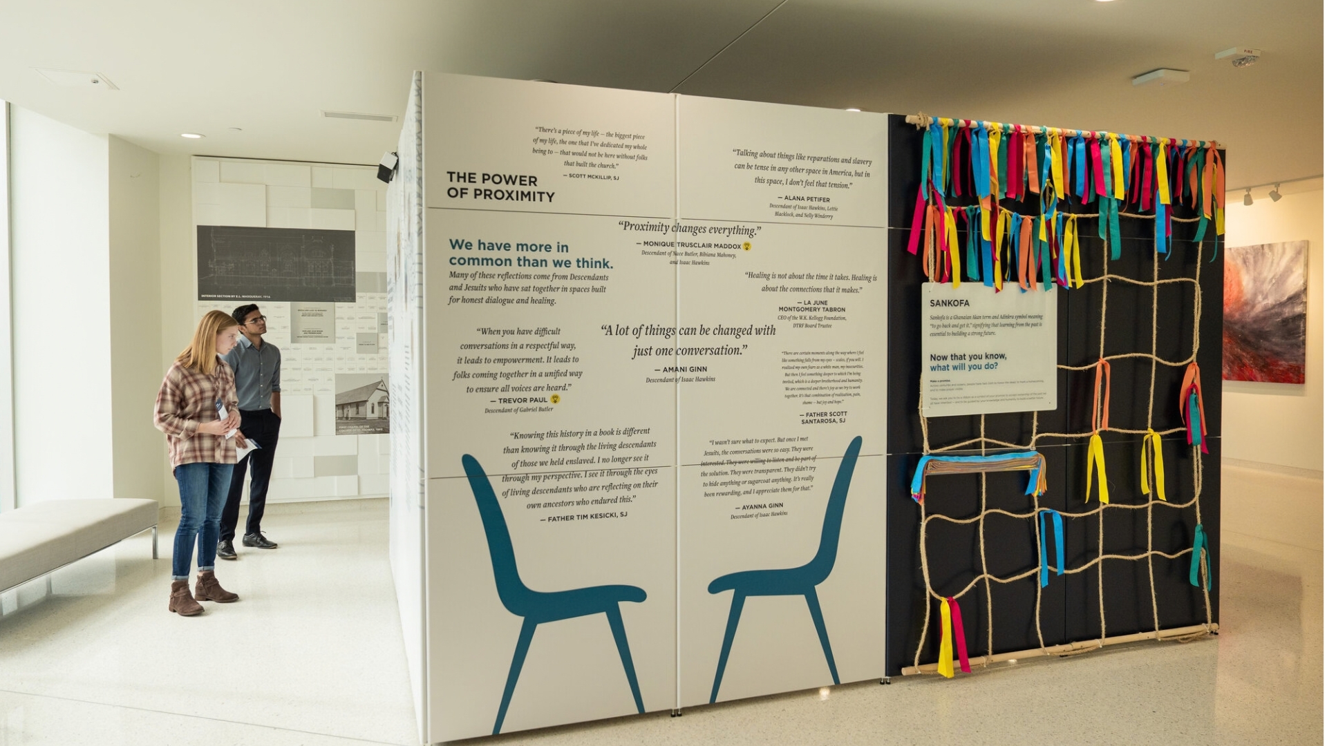 Traveling exhibit for the Descendants Truth and Reconciliation Foundation