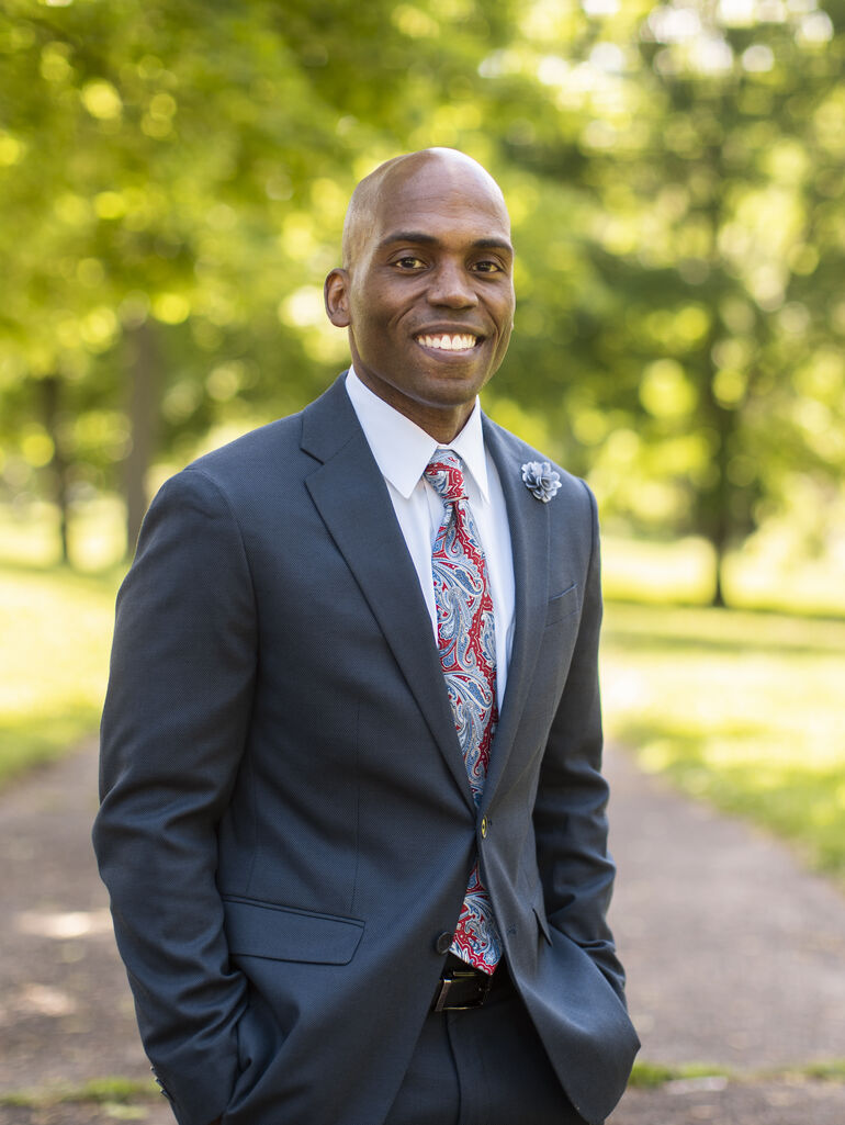 Dr. Yohuru Williams Standing in Park