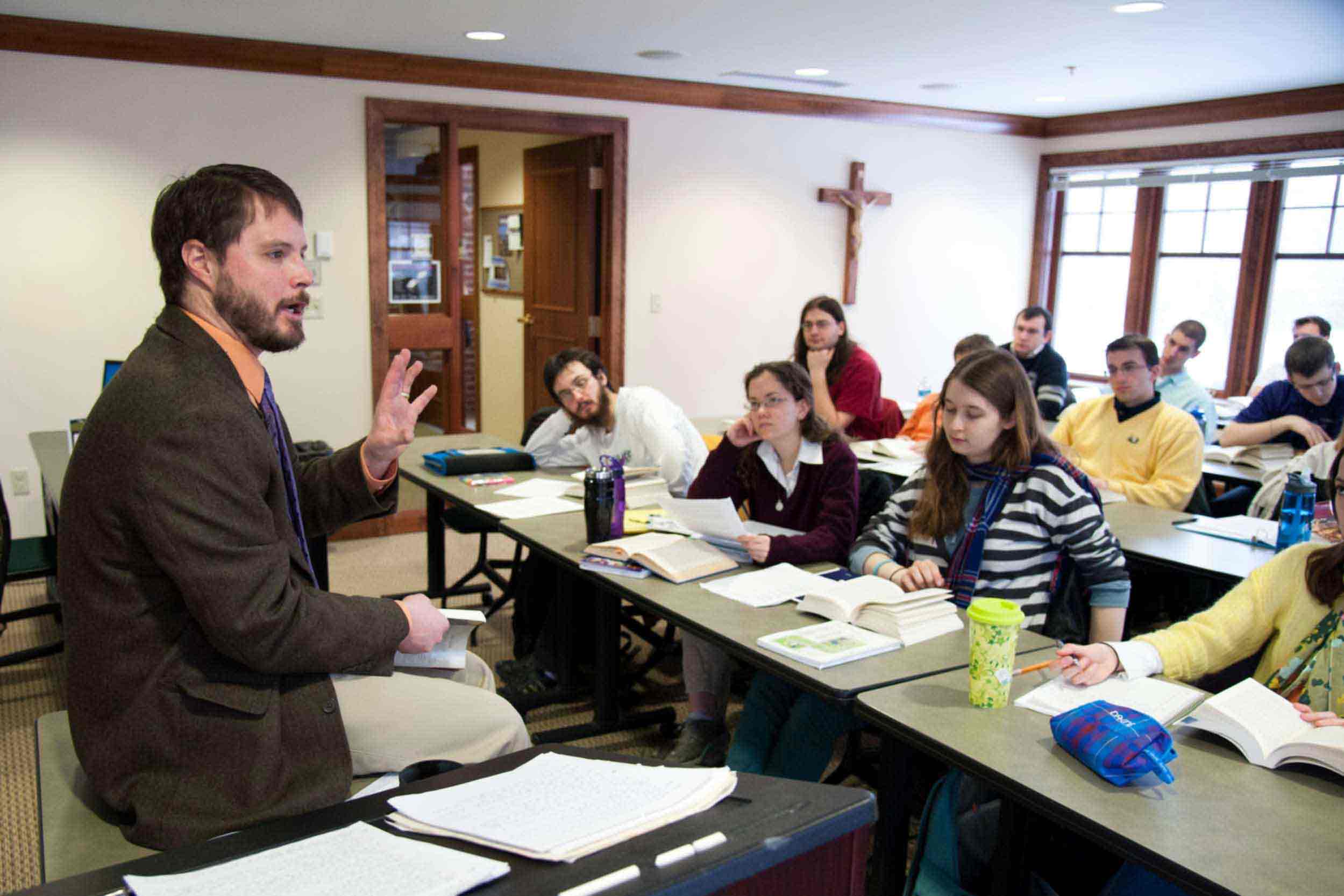 Associate professor of Philosophy, teaches a Catholic Vision course