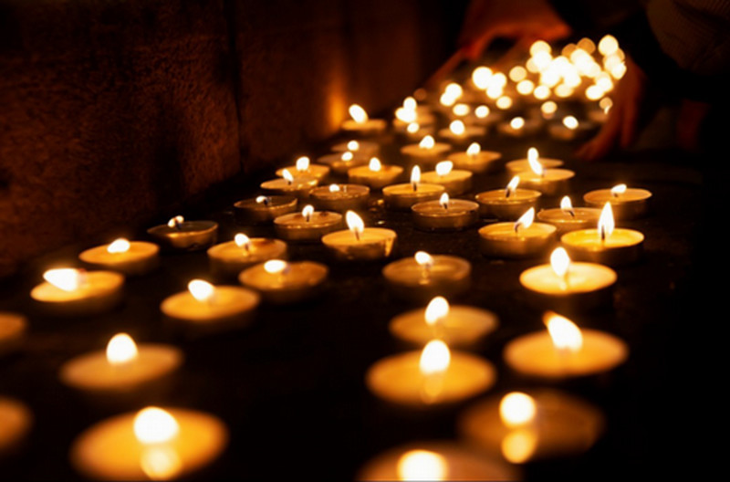 multiple lit candles