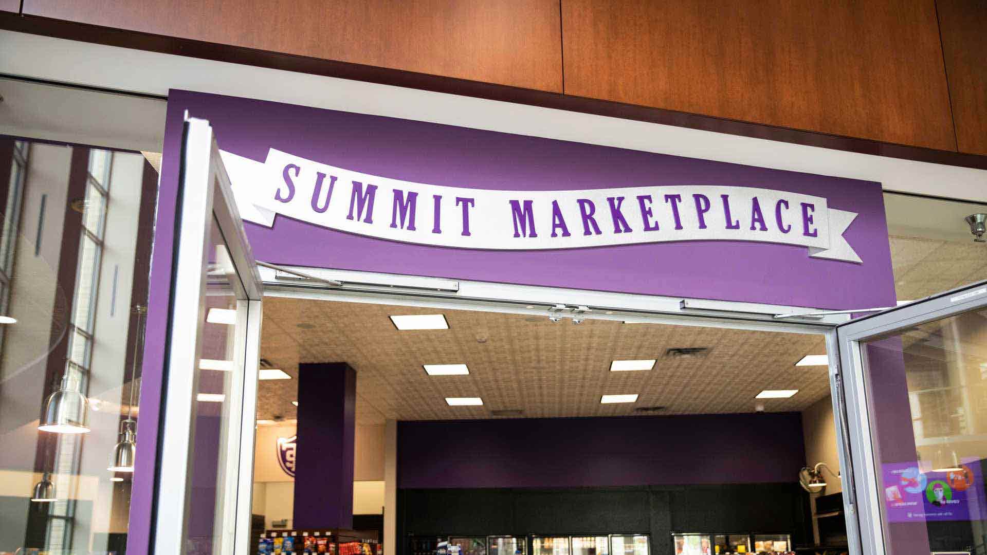 Summit Marketplace signage