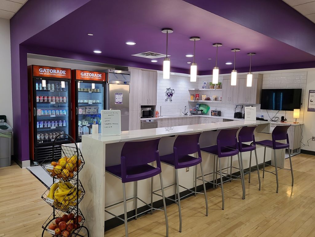Kitchen area of fueling station