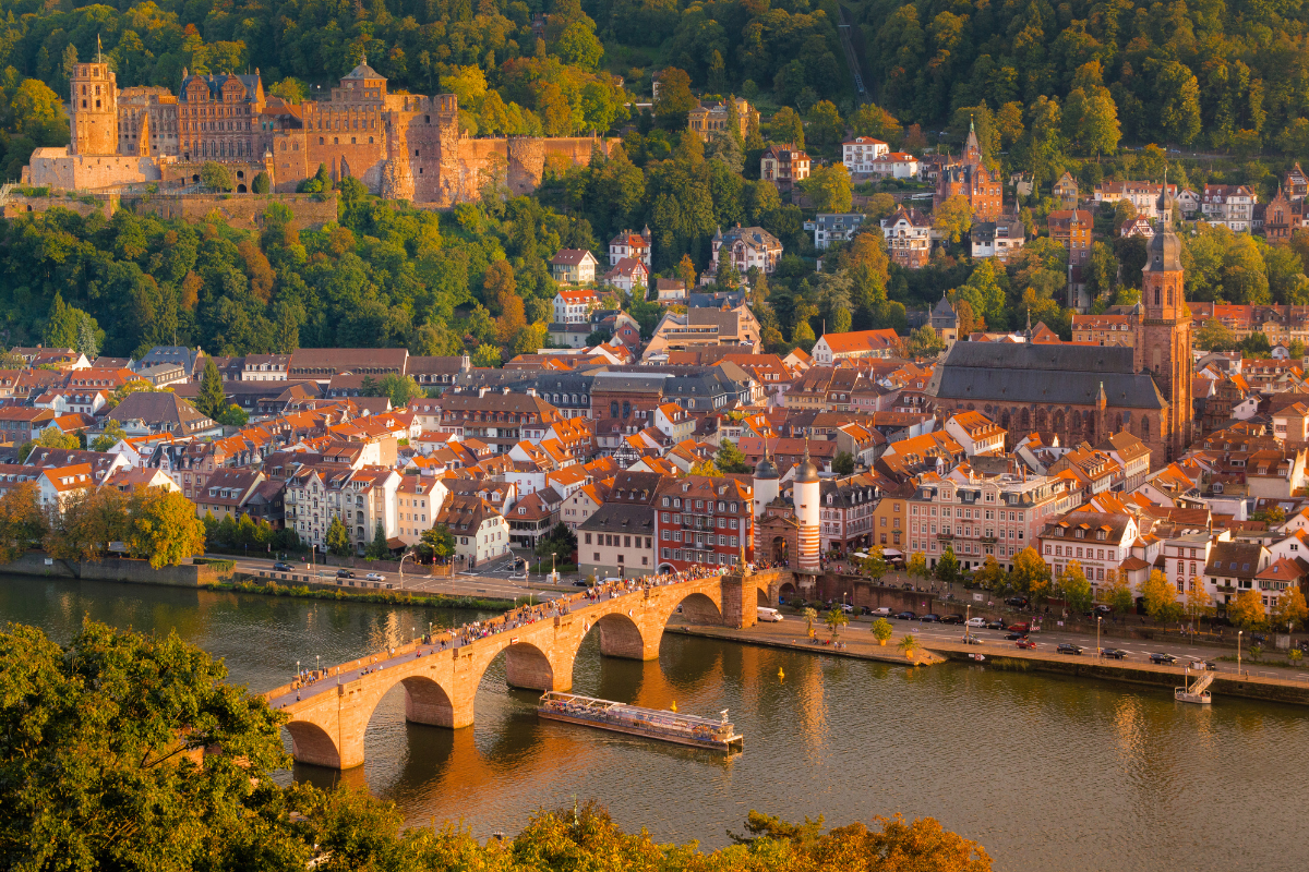 Heidelberg, Germany city view