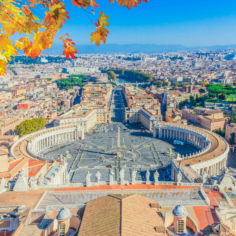 view of St. Peter's basilica 