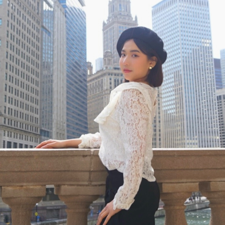 Young woman standing