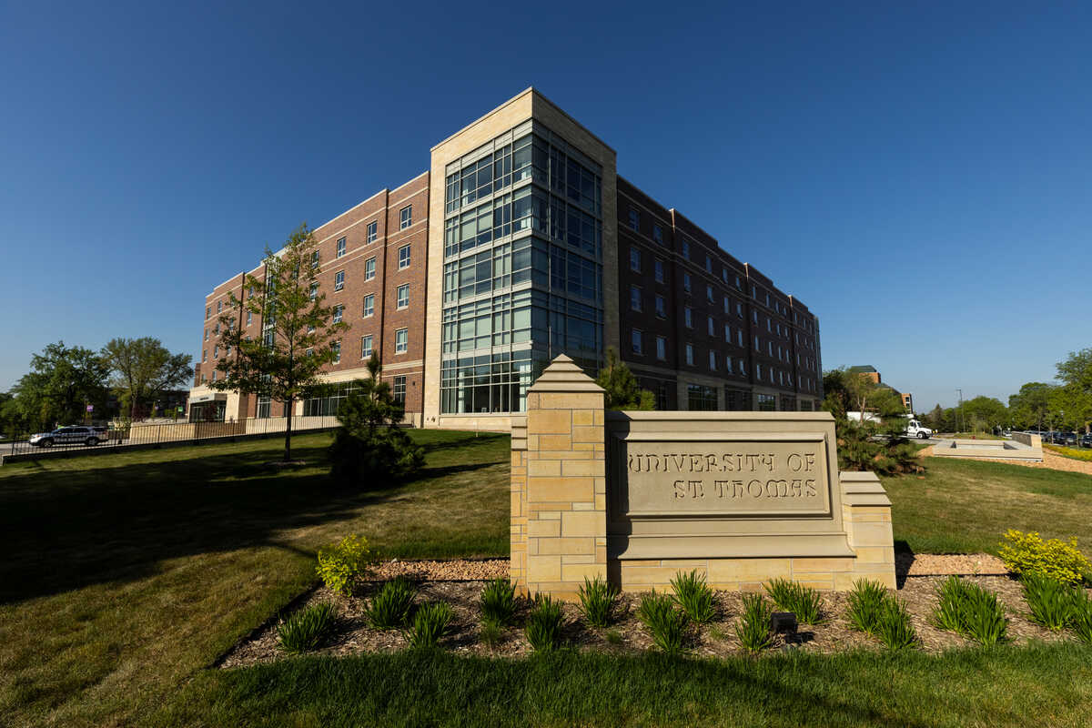 Exterior view of Tommie North Residence Hall
