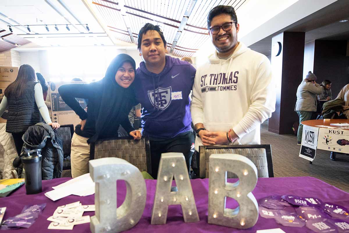 The DAB Club at the spring activities fair